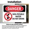 Signmission Safety Culture Sign, 7 in Width, Vinyl Decal, Rectangle OS-2PACK-DS-D-57-L-1501 - alternate 2